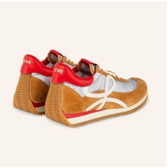 Loewe Flow Runner in Cognac/Silver/Red Size 42 - Picture 2 of 9